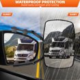 thumbnail image 5 of Universal Caravan Trailer Car Towing Mirror Adjustable Tow Dual Mirror Extension Strap Rear View Side Spot Blind Convex Truck 2Pcs, 5 of 5