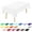 White, variant on 10 Pack Premium Disposable Plastic Tablecloth 54" X 108" Rectangle Table Cover for Birthdays Weddings Christmas Anniversary Buffet Table,White