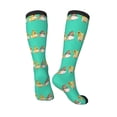 thumbnail image 5 of Lsque Sunflower Gnomes 5 Printed Crew Socks Men's Women's LightWeight Thin Casual Calf Socks ,Knee High Socks,Cotton Socks, 5 of 9