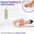 thumbnail image 6 of Premium King Size Waterproof Mattress Protector, Quilted Breathable Mattress Topper and Cover with Deep Pocket Stretches up to 16 Inches Fitted Smooth Soft Noiseless Machine Washable (White), 6 of 8