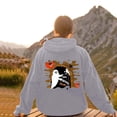 thumbnail image 2 of WEAIXIMIUNG Robe Chandail en Molleton Grande Taille 3X Sweat à Capuche Imprimé Lettre pour Femmes Manches Longues avec Poches, 2 of 7