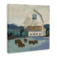 thumbnail image 4 of Stupell Industries Barnyard Grazing Cattle Landscape Painting Gallery Wrapped Canvas Art Print Wall Art, 24 x 24, 4 of 8