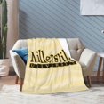 thumbnail image 6 of Millersville University Fleece Blanket, Very Soft Microfiber Flannel Blanket for Couch Warm and Cozy for All Seasons, 6 of 6