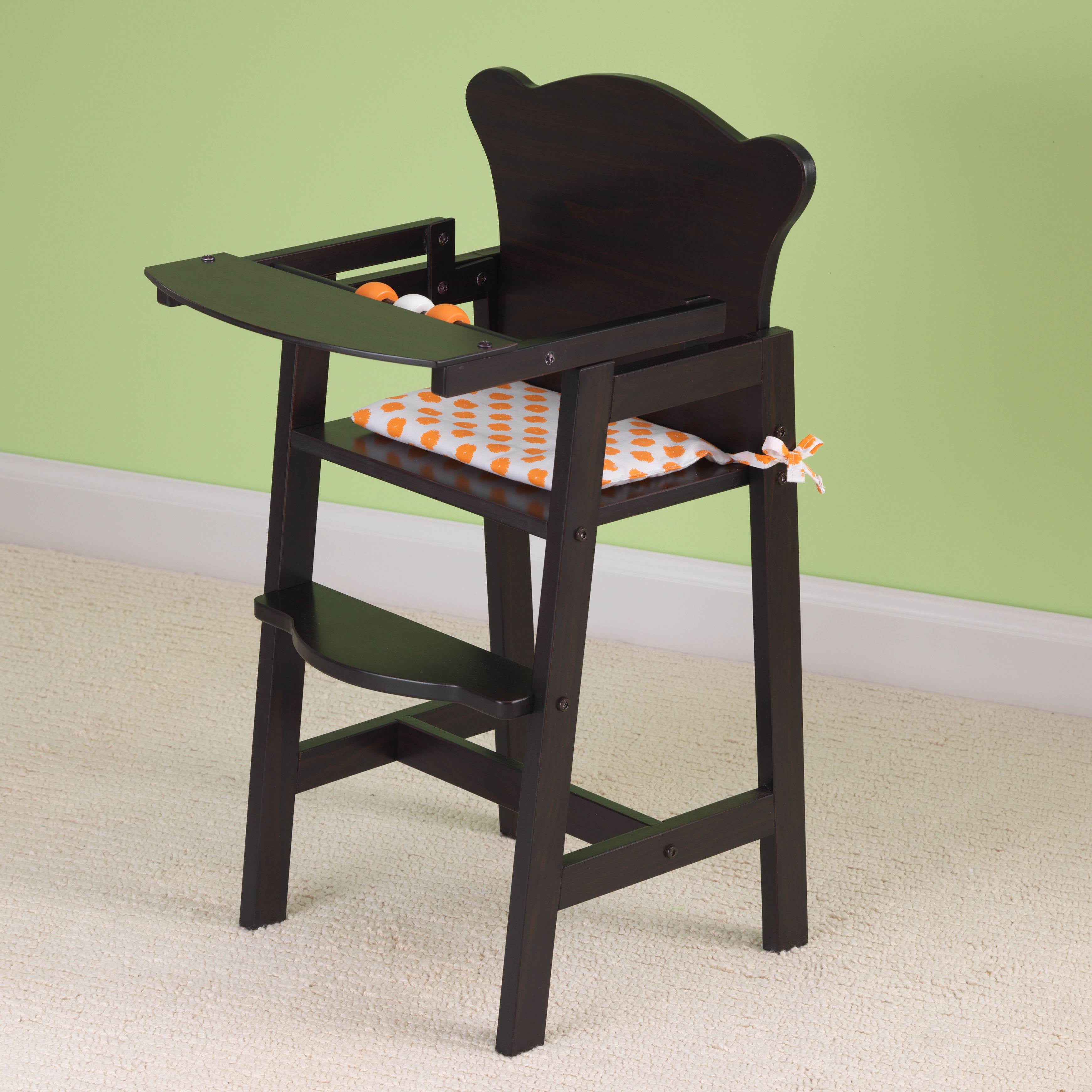 kidkraft lil doll high chair