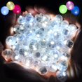 thumbnail image 1 of ZGWJ, 50 miniluces LED blancas con forma de globo, para fiestas, 1 of 6