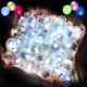 thumbnail image 1 of ZGWJ, 50 miniluces LED blancas con forma de globo, para fiestas, 1 of 6