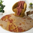 thumbnail image 2 of SAFAVIEH Soho Cyprus Abstract Wool Area Rug, Beige/Multi, 3'6" x 5'6", 2 of 10