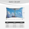 thumbnail image 4 of Daiia Dandelion Hot Air Balloon Bedding Waterproof Pillow Protector Zippered Queen – Bed Bug Proof Pillow Encasement-14"x20", 4 of 6