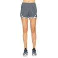 thumbnail image 2 of Expert Brand USA-Made Women's Oxymesh™ Fitness Athletic Shorts, Graphite, XL, 2 of 7
