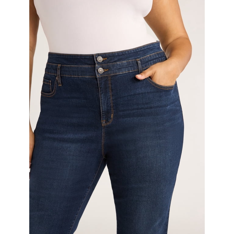 Dorothy Perkins Women's Tall Bootcut Jeans - Stretchy Denim With Flared Legs, Perfect For Long Legs (Size 10 US, Indigo)
