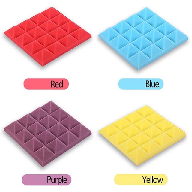 Vaidha 5Pcs Acoustic Foam Stop Absorption Sponge KTV Soundproof