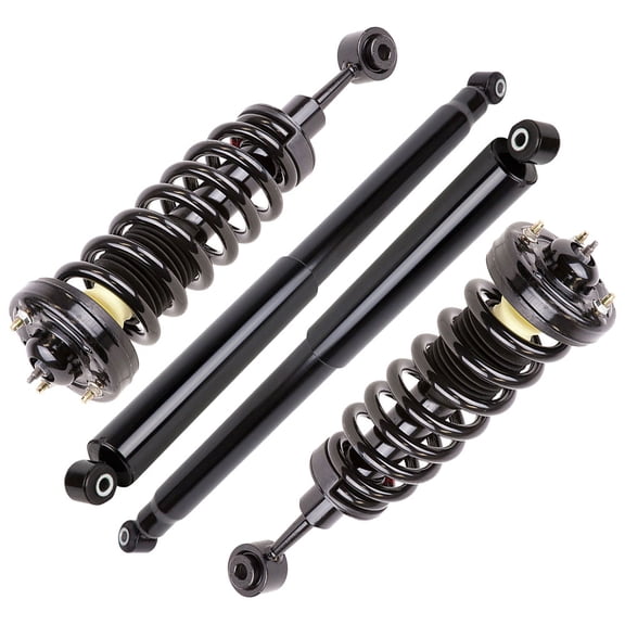 For Ford F-150 Lincoln Mark LT Front Rear Strut Spring & Shocks