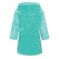 thumbnail image 4 of Esaierr 2-13Y Baby Girls Robe Bathrobe Solid Color Flannel Bathrobe for Kids Autumn Winter New Soft Bathrobe, 4 of 8