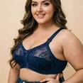 thumbnail image 5 of Afdoent Bras for Women Lace Adjustable Shoulder Strap Large Size Full Coverage Underwire Bra Breathable Lightweight, 5 of 8