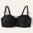 thumbnail image 2 of adviicd Running Girl Sports Bras for Women Women's One Smooth U Posture Boost Back Underwire Bra Black Medium, 2 of 5