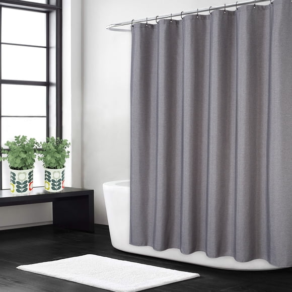 Waterproof & Fungus Resistant Shower Curtain – Durable Polyester Bath Curtain with Hooks – Easy to Clean, Multiple Sizes & Colors – Ideal for Bathroom Showers & Bathtubs