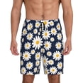 thumbnail image 1 of Fotbe Daisy Floral Pantalones Cortos de Pijama para Hombre, Ropa de Dormir, Pantalones de Pijama Cortos para Hombre-XX-Large, 1 of 6
