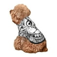thumbnail image 5 of Honeii Intricate Cat Mandala Print Small Dog Hoodies Pet Hooded Sweatshirts Fall Winter Puppy Cat Sweaters Warm Clothes for Small Dogs Outfits Costume-X-Large, 5 of 7