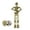 Golden, variant on Halloween Jointed Skeleton Decoration, Magnetic Skeleton Action Figures, Multi-Jointed Mova Skeleton Decoration, Plastic