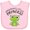 AD-Pink, variant on Inktastic Grandpa's Little Princess Cute Frog Girls Baby Bib