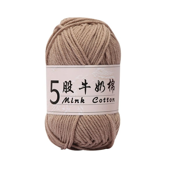 Accessoires pour Poupée Bébé 5 Brins de Coton Lait Poupée Fil de Crochet Tricot Chandail pour Bébé Pelote de Laine Vêtements pour Poupée Bébé
