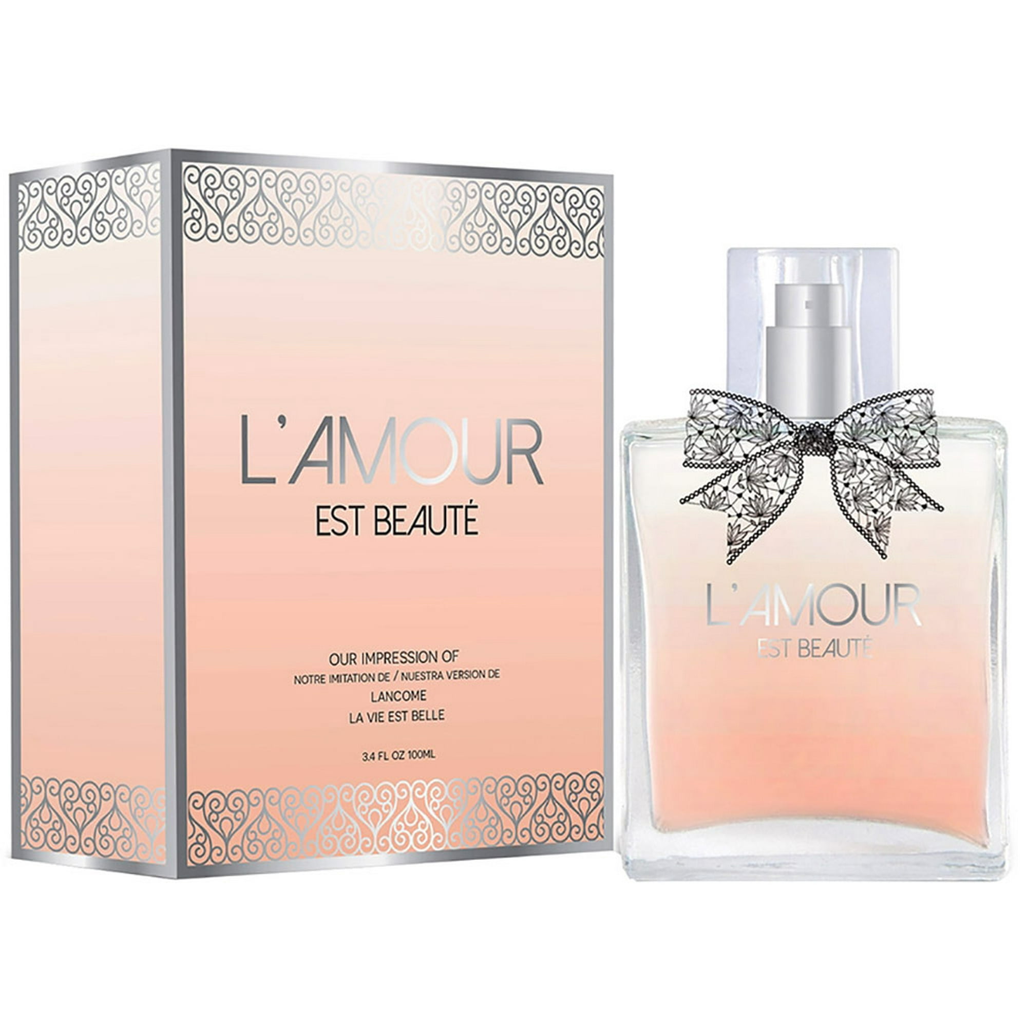 L'Amour For Women, Impression of Lancome La Vie Belle, Ounces