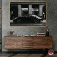 thumbnail image 3 of City Streets Car Canvas Wall Art by Notoriart, Gold Floater Frame, 55.5" x 37.5", 3 of 7