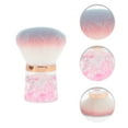 thumbnail image 3 of Unique Bargains 1 Pc Portable Foundation Brush for Business Travel Pink Artificial Fiber Wool Plastic, 3 of 5