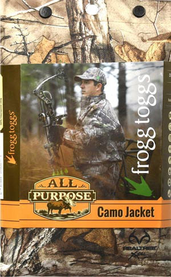 Frogg Toggs Men's All Purpose Camo Rain Jacket | Realtree | Size M/L