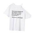 thumbnail image 3 of Camiseta de mujer Salvador con cuello redondo, ropa deportiva, básica para mochilero, vacaciones, trabajo, regalo del día de San Valentín S, 3 of 10