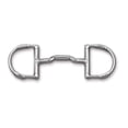 thumbnail image 2 of Expert Bits Comfy Barrel Low Port Weymouth – Myler Action, Metal Snaffle Bit 2 of 5