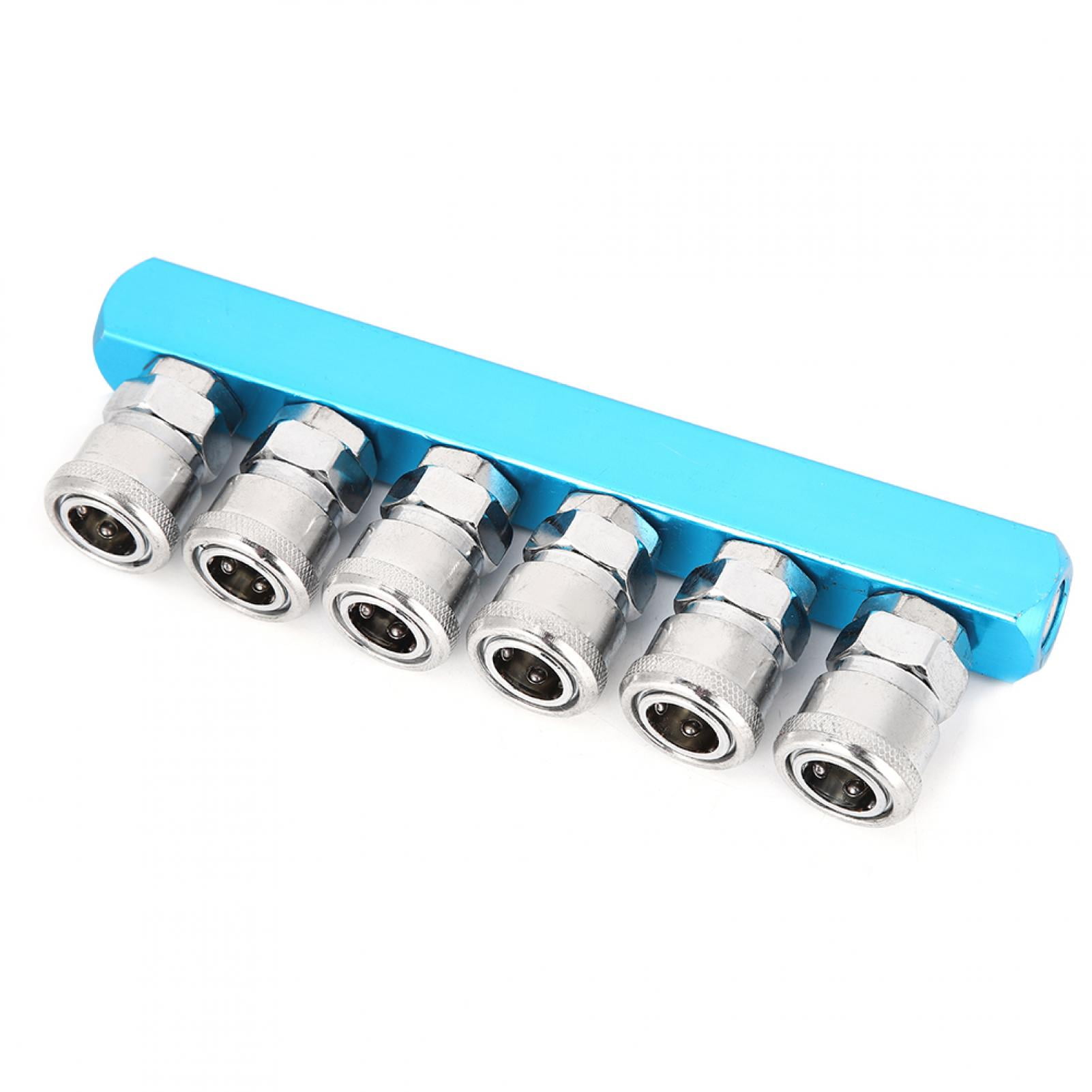 Different pneumatic tools can be supplied gas at the same time via a gas pipeline. Works as a