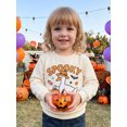 thumbnail image 6 of RUINIXCW Toddler Boy Girl Halloween Sweatshirt Pullover Crew Neck Long Sleeve Tops, 6 of 9