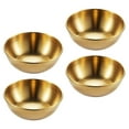 thumbnail image 2 of MRLESS 4Pcs Stainless Steel Dipping Sauce Cups Metal Serving Bowls Golden, 2 of 7