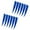 Blue, variant on Almencla 12pcs 4" Fletches Fletching DIY Shaft Decoration Tool - White