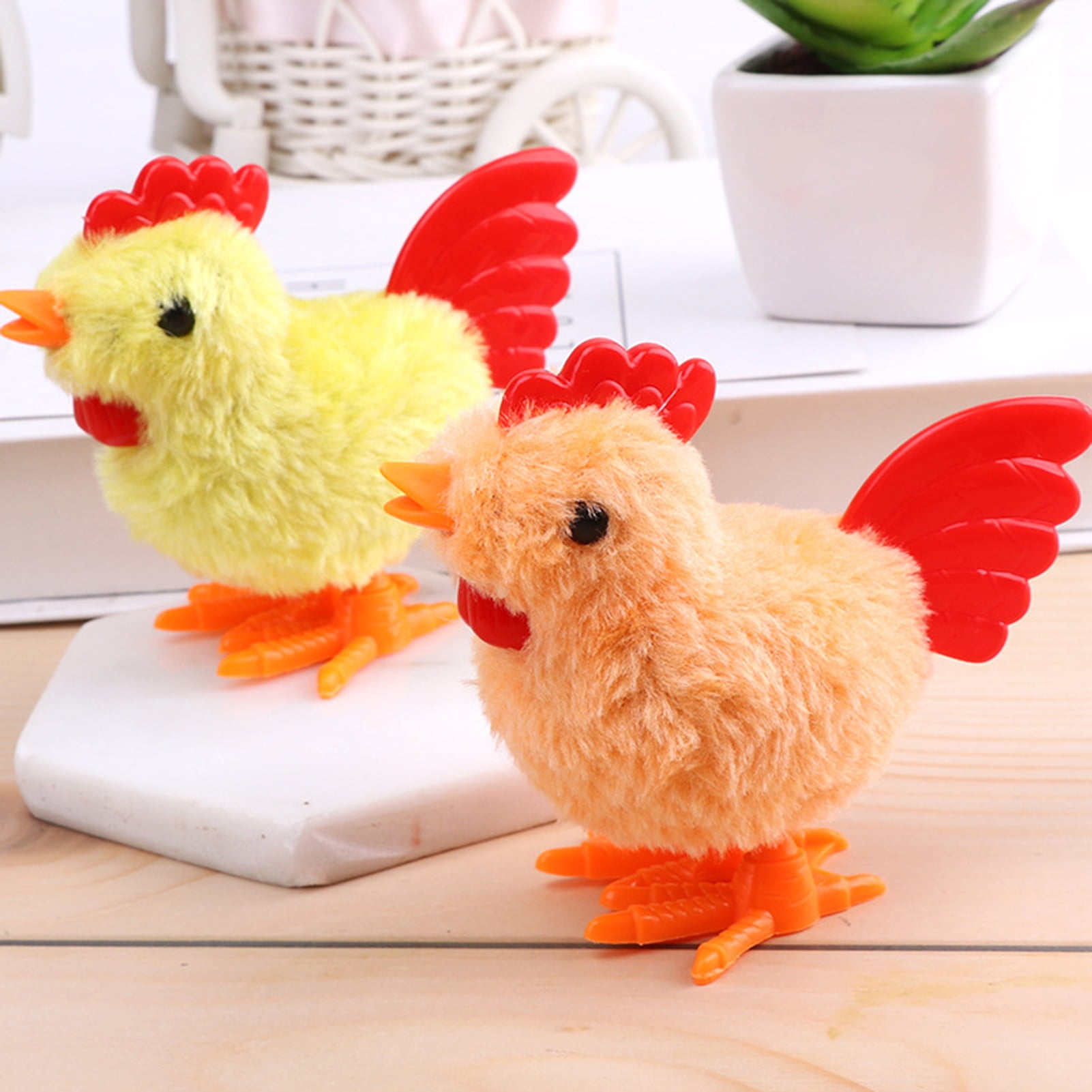 Travelwant 5Packs Easter Wind Up Chick Toys, WindUp Jumping Cute