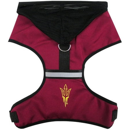 Pets First Collegiate Arizona State Sun Devils Dog Harness - Football Pet Harness Vest - Dog Leash Harness - Adjustable - Large