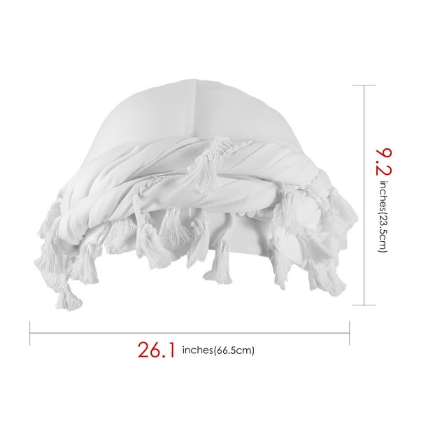 DODAMOUR Windproof Cotton Satin Durag Head Wrap, Vintage