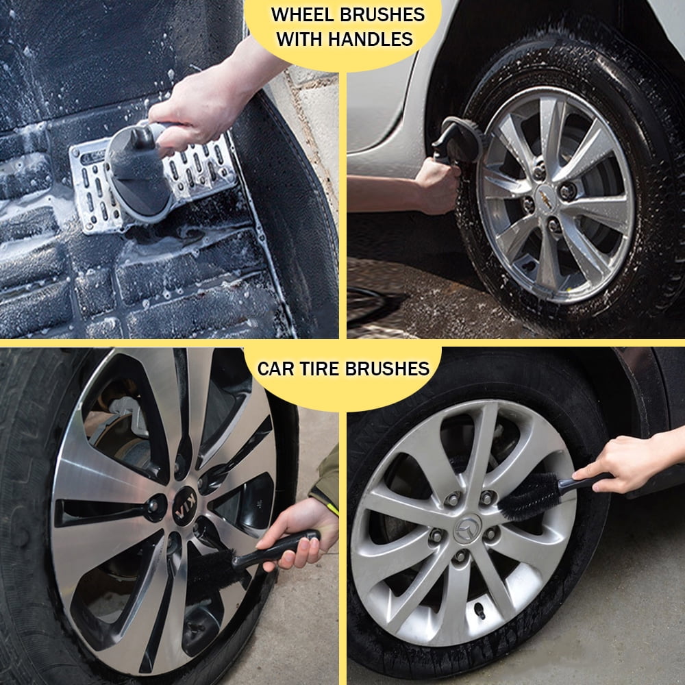 YILAIRIOU Car Wash Kit- Car Interior Detailing Kit, Car Cleaning Kit, Microfiber Car Wash Brush, Microfiber Towels