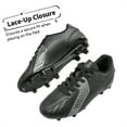 thumbnail image 5 of DREAM PAIRS Kids Girls & Boys Cleats Soccer Shoes Athletic Low Top Kids Football Shoes Black/Dark/Grey Size 2, 5 of 6