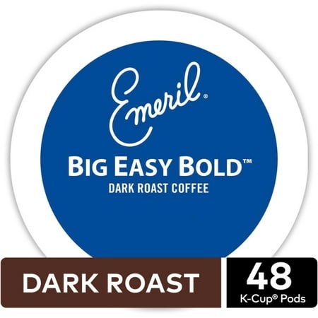 Big Train Chocolate Coffee - Emeril's Big Easy Bold Keurig K-Cup Coffee Pods, Dark Roast, 48 Count