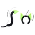 thumbnail image 2 of Dark Devil Horn Headband and Tail Set Cosplay Red A 1pc, 2 of 8
