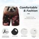 thumbnail image 3 of Balery Cute Cloud Panda Bañador para hombre, shorts de playa de secado rápido con entrepierna y forro de compresión-3X-Large, 3 of 6