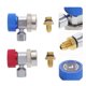 thumbnail image 4 of EeaseMX Adaptador de conector rápido ajustable CA R134A de 1/4" SAE HVAC, 4 of 7