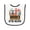 White and Black, variant on Inktastic Daddys Little Helper Tool Box Baby Terry Cloth Bib