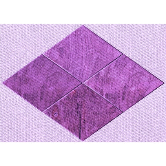 Ahgly Company Machine Washable Indoor Rectangle Transitional Blossom Pink Area Rugs, 8' x 12'