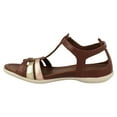 thumbnail image 2 of Ecco Womens Flash 240873 Leather Mink Gold Hammered Bronze Sandals 10-10.5 US, 2 of 4