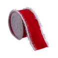 thumbnail image 1 of Winter Holiday Burlap Ribbon Roll for Wrapping Floral Arrangements and Festive Crafts, 1 of 6