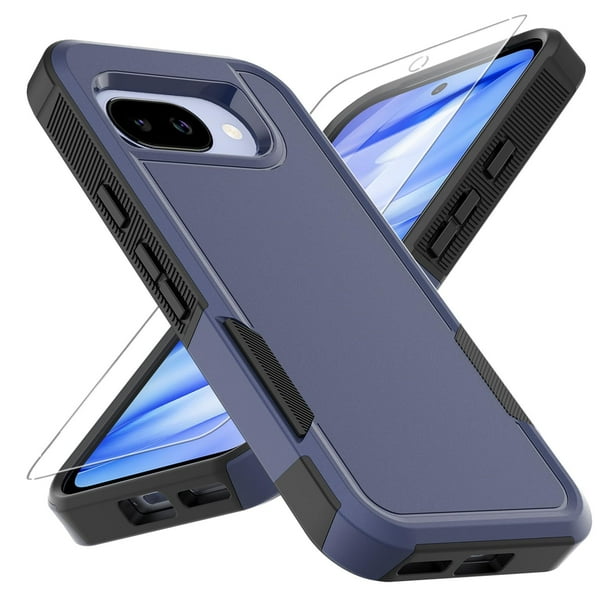 Funda Yuanming para Pixel 9A con prueba de caída de grado militar, azul