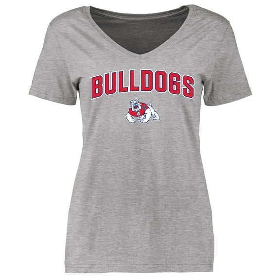Women's Ash Fresno State Bulldogs Proud Mascot T-Shirt